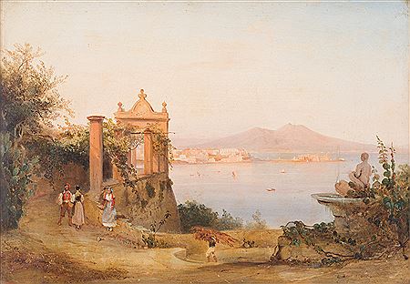 Veduta di Napoli dalle rampe di Sant' Antonio