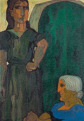 Donne del sud by Domenico Cantatore - Auction record, sale price, and art valuation. Compare with similar artists and explore comparable artworks.