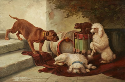 Travelling Minstrels by Charles Dudley - Auction record, sale price, and art valuation. Compare with similar artists and explore comparable artworks.