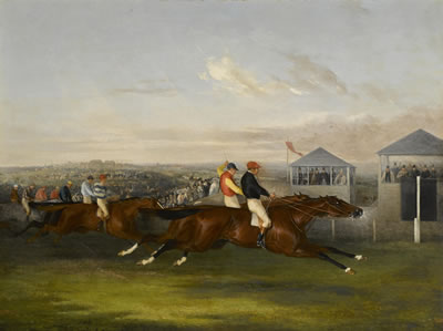 'Lord Lyon' winning the Derby at Epsom in 1866