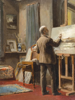 Portrait of the Artist's Father by Anna Mary Richards Brewster - Auction record, sale price, and art valuation. Compare with similar artists and explore comparable artworks.