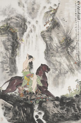 Mountain Spirit from the Nine Songs of Qu Yuan, 1983