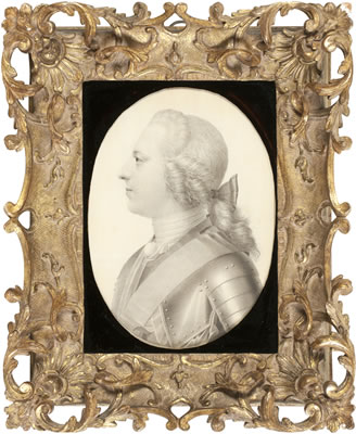 Portrait of Prince Charles Edward Stuart, 'Bonnie Prince Charlie' by Giles Hussey - Auction record, sale price, and art valuation. Compare with similar artists and explore comparable artworks.