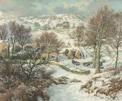 Winter near Lundie, Angus by James McIntosh Patrick - Auction record, sale price, and art valuation. Compare with similar artists and explore comparable artworks.