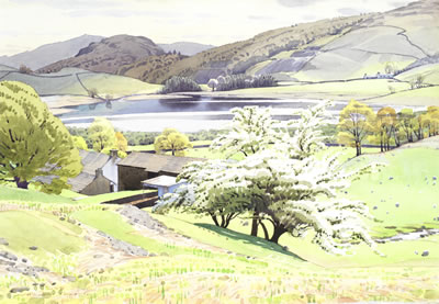 Bell Busk Farm, Little Langdale, at daybreak