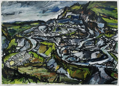 Slate quarry, Blaenau Ffestiniog