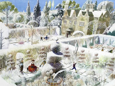 Sample artwork by Richard Adams (Born 1960), known for idyllic, whimsical painting - View similar artists and auction records
