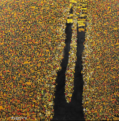 Oshodi express market by Alex Nwokolo - Auction record, sale price, and art valuation. Compare with similar artists and explore comparable artworks.