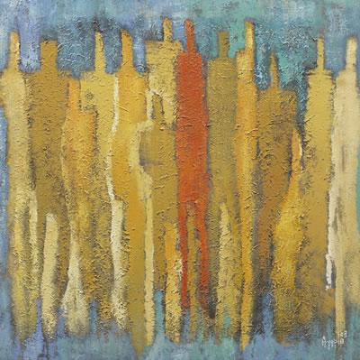 Sample artwork by Ayoola Omogbolahan (Born 1977), known for painting - View similar artists and auction records