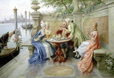 Tea party, Venice