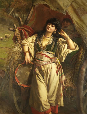 Une halte de Bohemiens