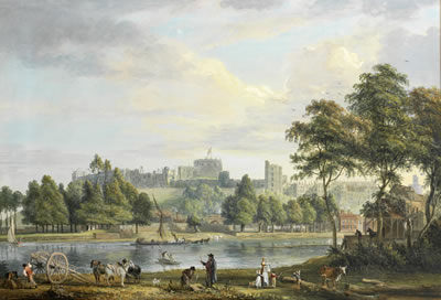 Sample artwork by Paul Sandby (1731 - 1809), known for landscape, figure in landscape paintings, map making - View similar artists and auction records