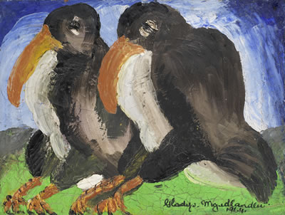 A collection of works: (23) by Gladys Mgudlandlu - Auction record, sale price, and art valuation. Compare with similar artists and explore comparable artworks.