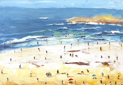 "Beach with Figures"