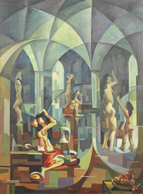 Cubist Bathhouse