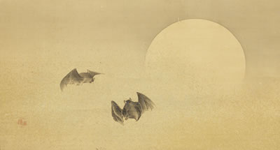 Two Kakejiku (vertical hanging scrolls) (3)
