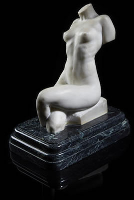 Female nude torso
