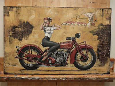 Indian Pin-up