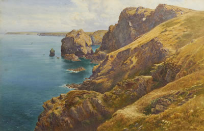 The cliffs near Mullion, Cornwall