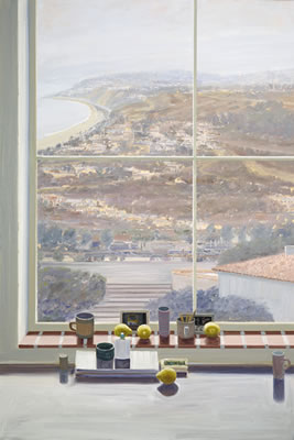 Still Life Against a Window- Pacific Palisades, 1987
