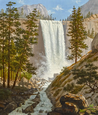 Vernal Falls, Yosemite Valley by Enoch Wood Perry Jr - Auction record, sale price, and art valuation. Compare with similar artists and explore comparable artworks.