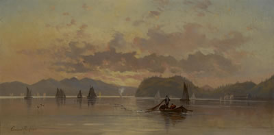 Seine fishing, Tongue Point by Cleveland Salter Rockwell - Auction record, sale price, and art valuation. Compare with similar artists and explore comparable artworks.