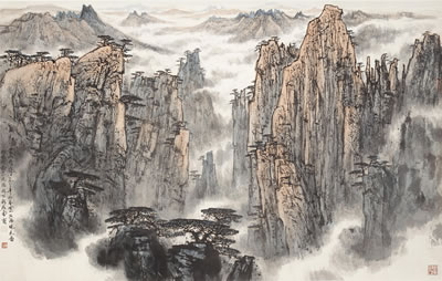 Huangshan Landscape, 1982