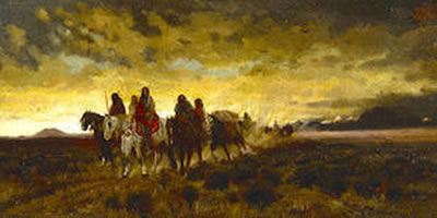Going to the Hunt, or On the Trail, Idaho