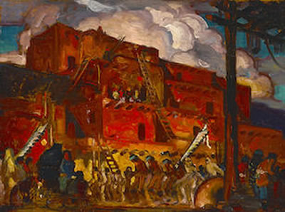 Sample artwork by Will Shuster (1893 - 1969), known for mod figure, landscape, illustrator - View similar artists and auction records