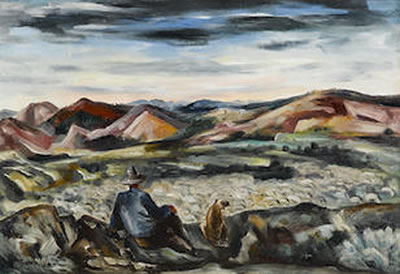 Shepherd and dog by Bror Nordfeldt - Auction record, sale price, and art valuation. Compare with similar artists and explore comparable artworks.