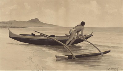 Pushing the outrigger