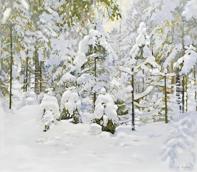 The Winter Forest Painted in 2006