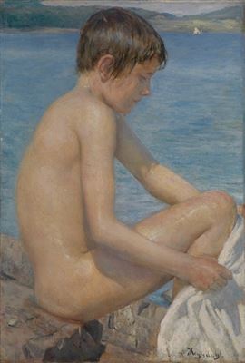 "Etter badet" 1886