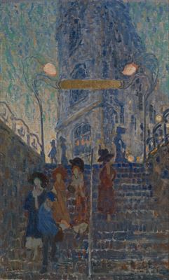 Fra Metroen i Paris, 1908