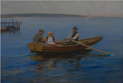 Familie på rotur