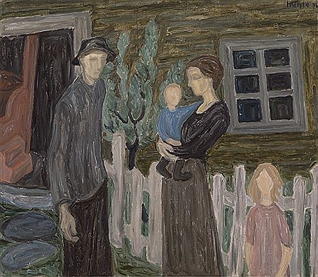 "Familien" 1936 by Harald Kihle - Auction record, sale price, and art valuation. Compare with similar artists and explore comparable artworks.