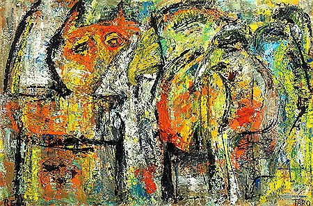 Sample artwork by Rosita Engly (Born 1967), known for painting - View similar artists and auction records