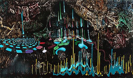 "Drypmalingshule" (Drip Painting Cave).