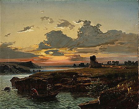 Fishermen at sunrise by Adolf Hohneck - Auction record, sale price, and art valuation. Compare with similar artists and explore comparable artworks.