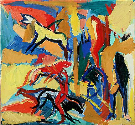 Landscape with figures by Jens Haugen-Johansen - Auction record, sale price, and art valuation. Compare with similar artists and explore comparable artworks.