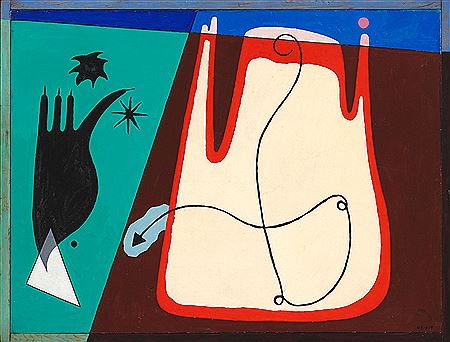 Surrealistic composition.
