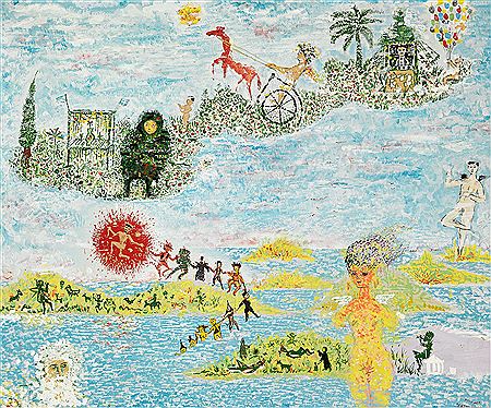 Mythologic fantasy of the Aegean Sea