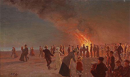 Midsummer Evenining at Skagen.