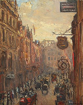 French street life.