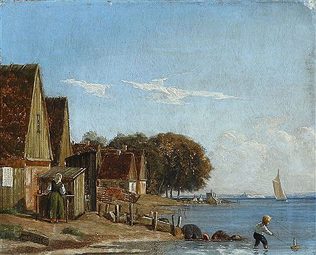 View from Taarbæk Havn by Conrad Oscar Carlson - Auction record, sale price, and art valuation. Compare with similar artists and explore comparable artworks.