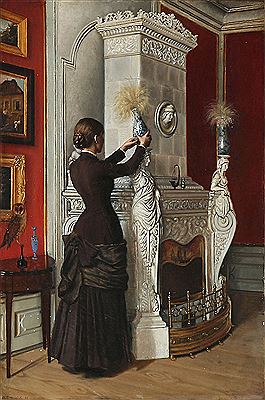 Sample artwork by Oscar Carl Laurits Schutte (1837 - 1913), known for painting - View similar artists and auction records