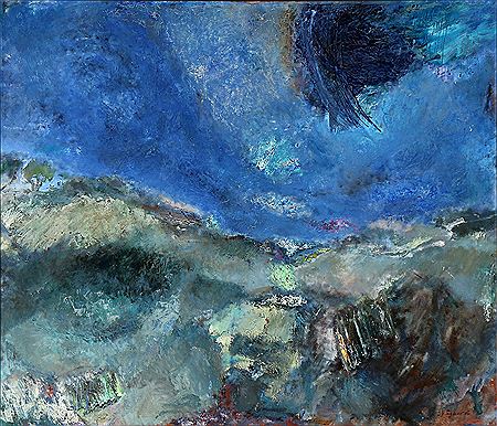 Blue landscape. by Christian Daugaard - Auction record, sale price, and art valuation. Compare with similar artists and explore comparable artworks.