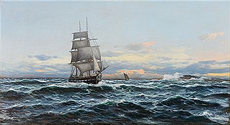 A ship at full sails