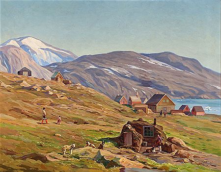 View from Upernavik, Greenland.