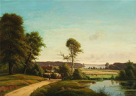 Scenery at Lake Esrum.